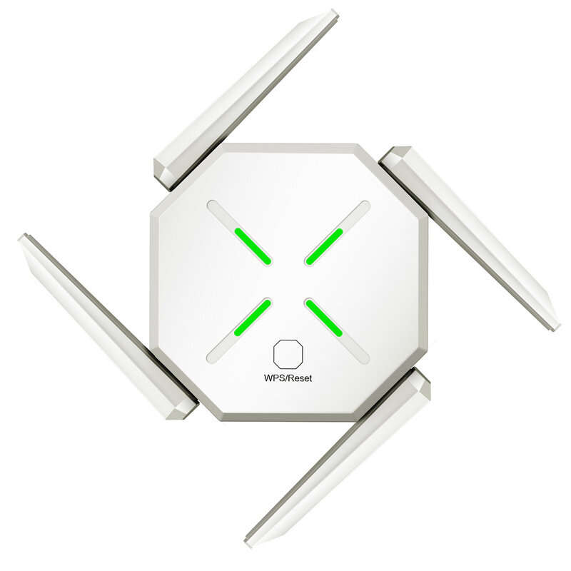 M-A18 1200Mbps Dual Band WiFi Wireless Repeater Wall-through Strong WiFi Booster 2.4GHz&5GHz WiFi Am