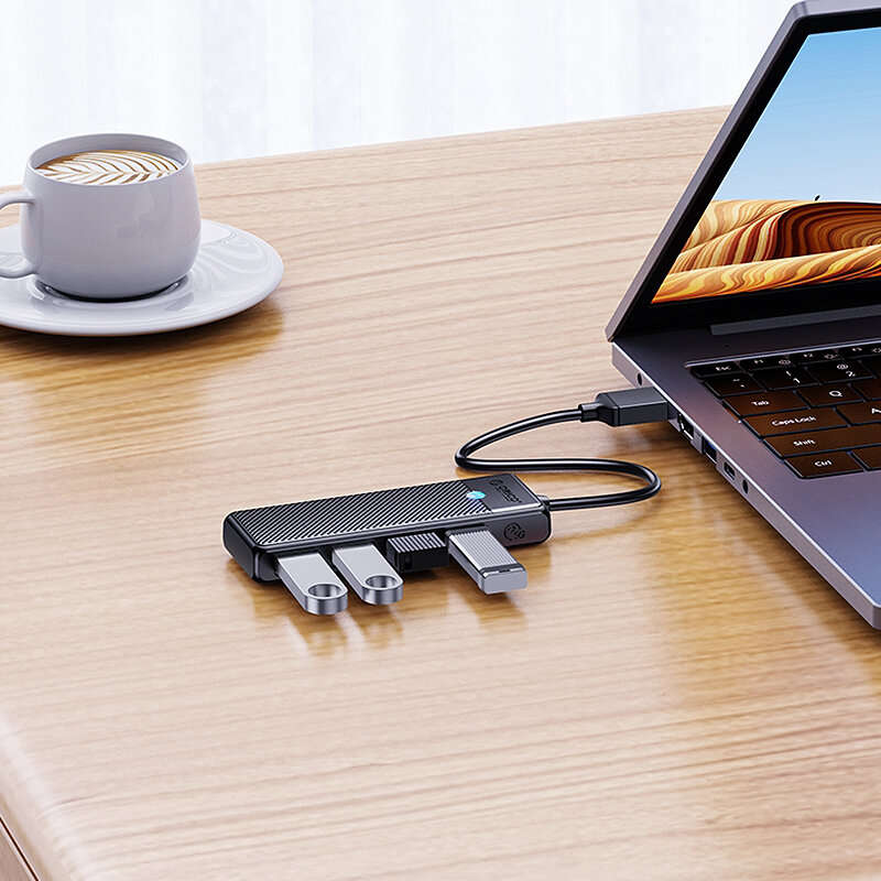 Orico 4-in-1 USB3.0 Hub Docking Station USB Adapter with USB3.0*4 for PC Laptop Computer Matebook Ma