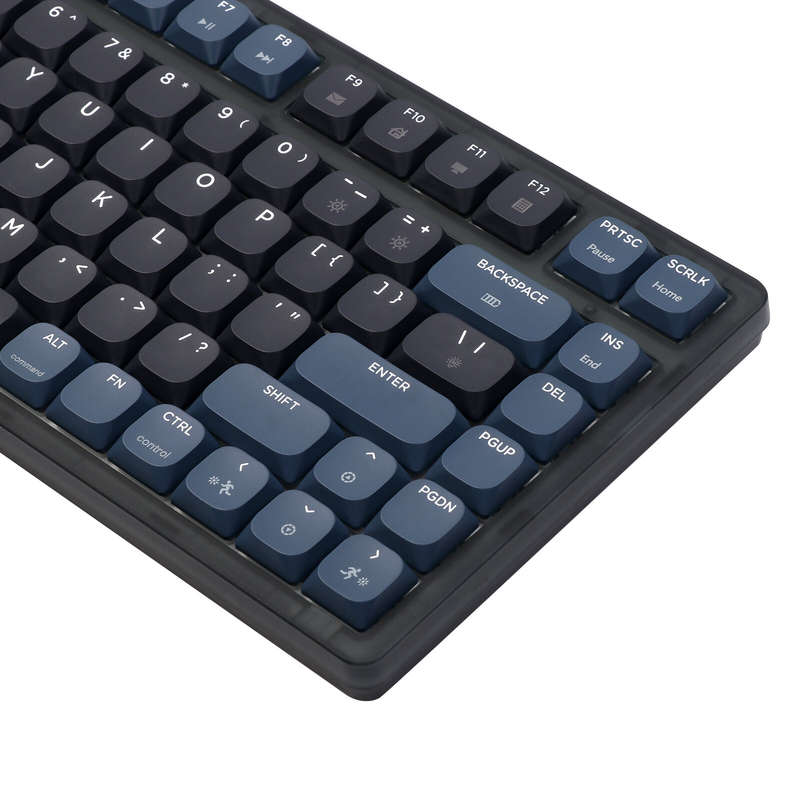 Ajazz AK832 75% LowProfile Mechanical Gaming Keyboard Gasket-mounted Bluetooth 5.1/2.4G Wireless & T