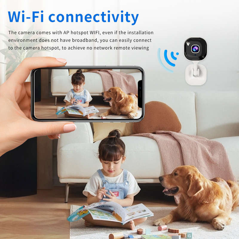 A3 WiFi Camera 1080P HD IR Night Vision Smart Camera with Motion Detection Two-Way Audio Home Securi