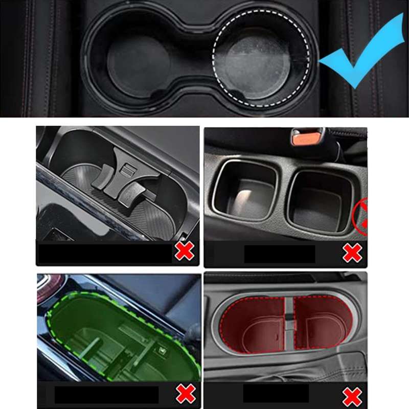 3 in 1 Car Cup Holder Expander Multifunctional Car Central Control Cup Holder Beverage Holder 360 De