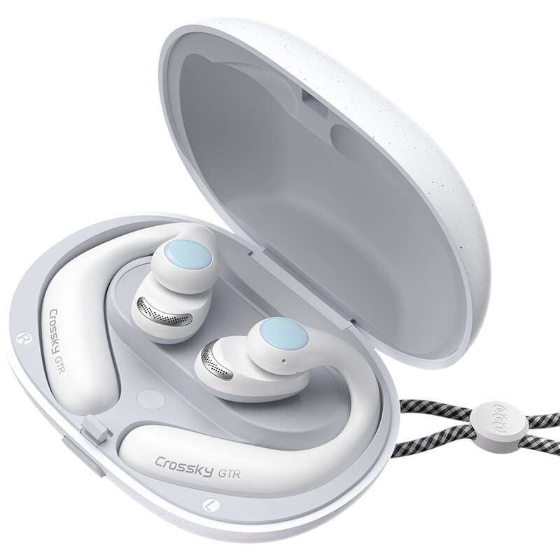 QCY Crossky GTR TWS Earbuds bluetooth V5.3 Earphone Virtual Bass Algorithm Quad Mic Noise Cancelling