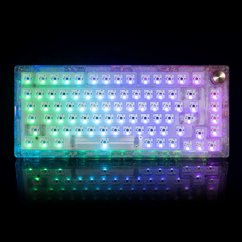 Gamakay SN75 75% Mechanical Keyboard Kit VIA Programmable Hot Swap Tri-Mode bluetooth/Type-C/2.4G Wi