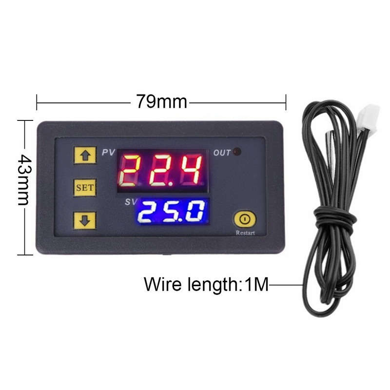 5PCS AC110-220V Temperature Controller Digital Display Thermostat Module Temperature Control Switch