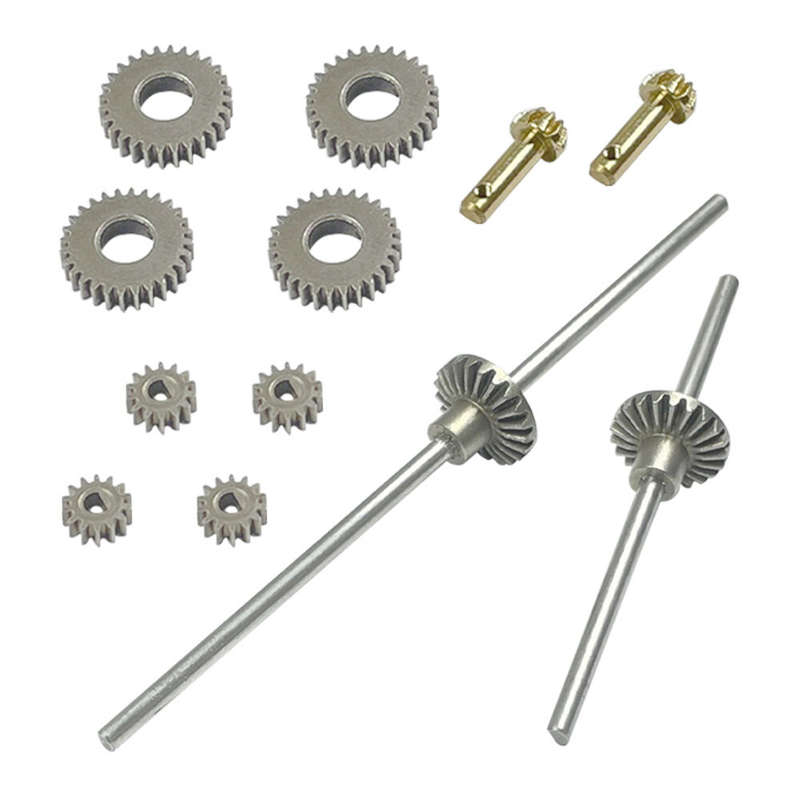 LDR/C LDP06 1/12 Unimog RC Car Spare Metal Full Gear Set of Front Rear Portal Axle L0063 Vehicles Mo