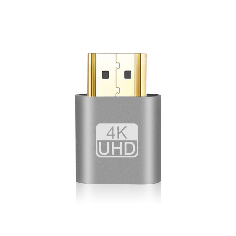 VGA Virtual Display Adapter HDMI-compatible 1.4 DDC EDID Dummy Plug Headless Ghost Display Emulator