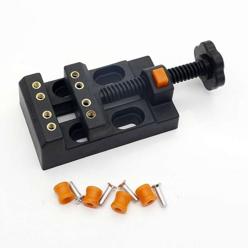 Fast Eight-Hole Table Vise Mini Clamping Bed for Bodhi Walnut Carving Fixed Jig Woodworking Small Ta