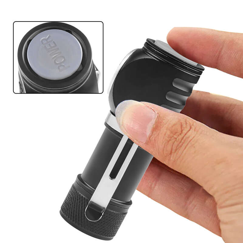 P8 LED 600LM Mini Flashlight Built-in Battery Type-C Charging Portable Strong Light Multi-Function W