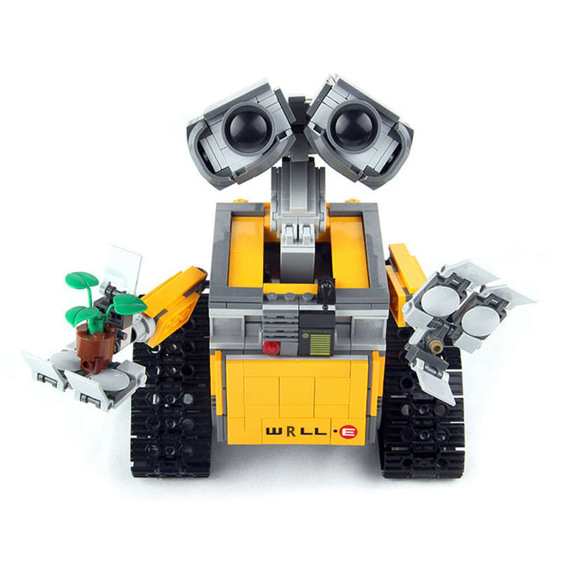687pcs WRll-E Robot 18cm Blocks Toy Idea Technic Figures Model Building Kits Block Bricks Educationa