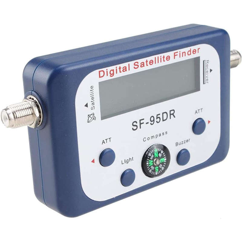 SF-95DR Professional Satellite Finder with High Accuracy Backlit Display LNBF Frequency Indicator Pl