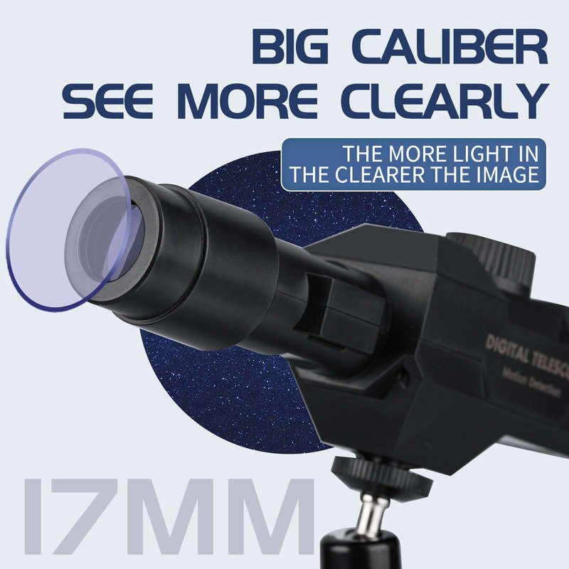 70X WIFI Digital Telescope With Metal Tripod Rechargeable Wireless Monocular Scope Support Android I