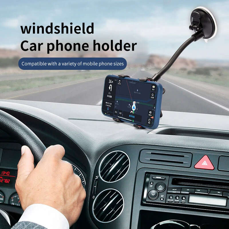 Windshield Car Mobile Phone Holder Splint Suction Cup Lazy Hose Bracket In Car Phone Holder Cell Pho