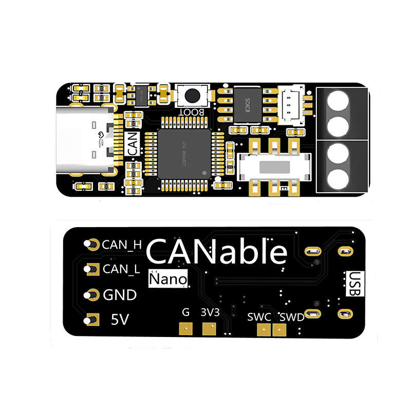 USB to CAN Module CANable PCAN Debugger CAN Bus Debugging Tool for Linux Win10 11 TYPE-C USB Debug S