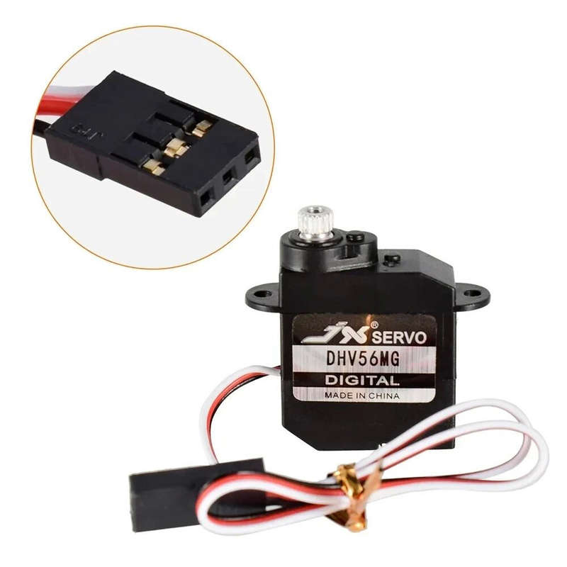 JX DHV56MG 5.6g 1.2Kg Mini Steering Metal Gear Digital Coreless Servo For RC Car/Robot/Fixed Wing/He