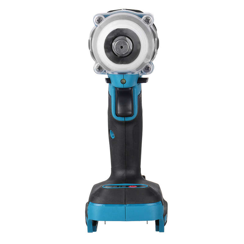 Drillpro 18V 0-3200RPM Cordless Impact Wrench Driver Brushless Motor With LED Light Electric Wrench
