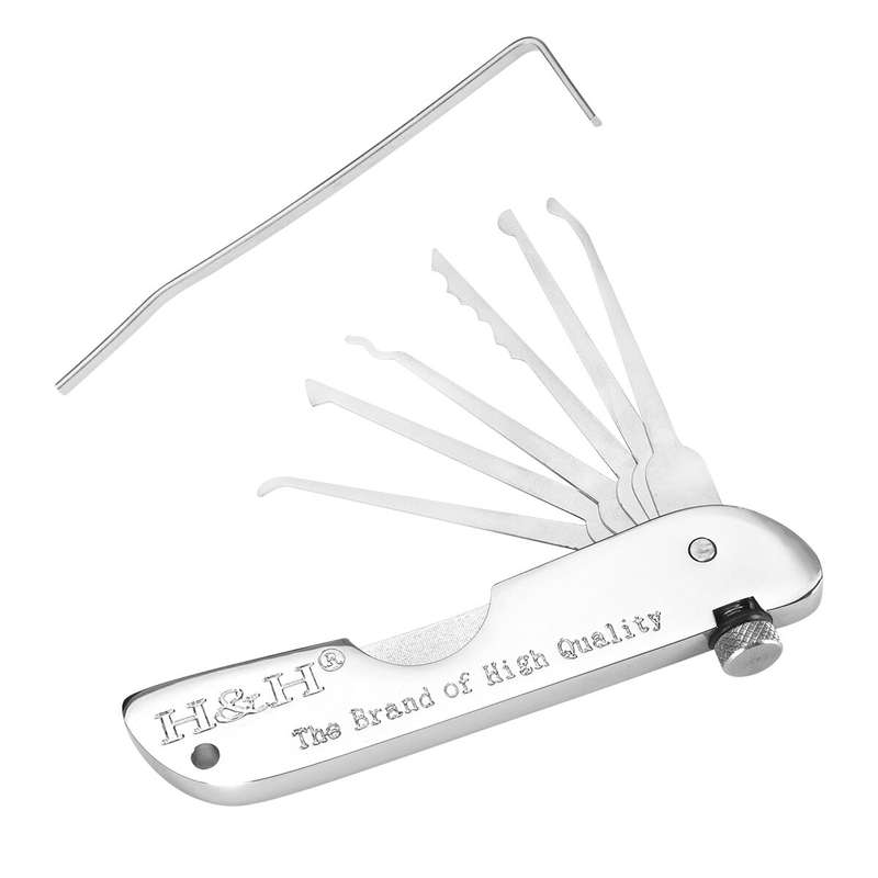 Locksmith Supplies Premium Hand Tools Set Precision Engineered Picks Multi-Head Opening Tool Ultimat