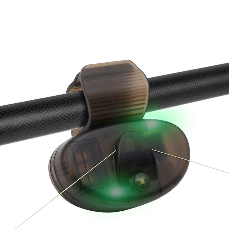 Fishing Alarm Fish Bite Alarm Loud Sound Clip on Fishing Rod Alarm Bell Electronic LED Light Night F