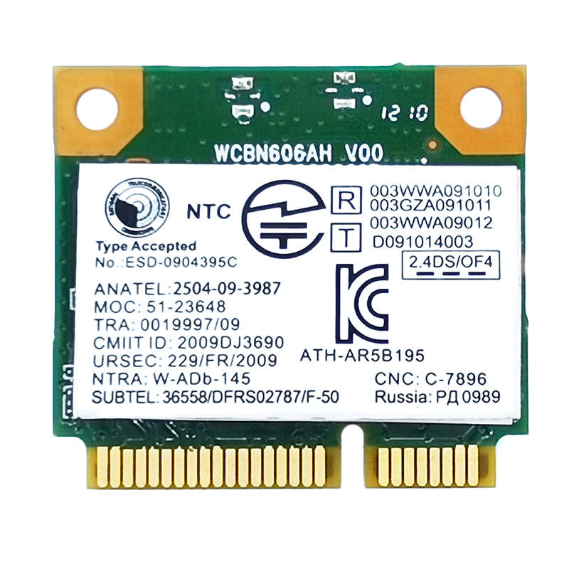 2.4G 150Mbps Internal Wireless Network Adapter with bluetooth3.0 WiFi Adapter Network Card for Lapto
