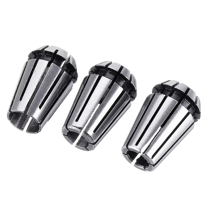Machifit 15pcs ER11 1mm to 7mm Spring Collet Set Collet Chuck for CNC Milling Lathe Tools