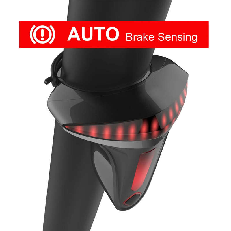 BIKIGHT Smart Sensoring Brake Bike Taillight 3 model Lighting Automatic Reminder 1400mAh Battery IP6