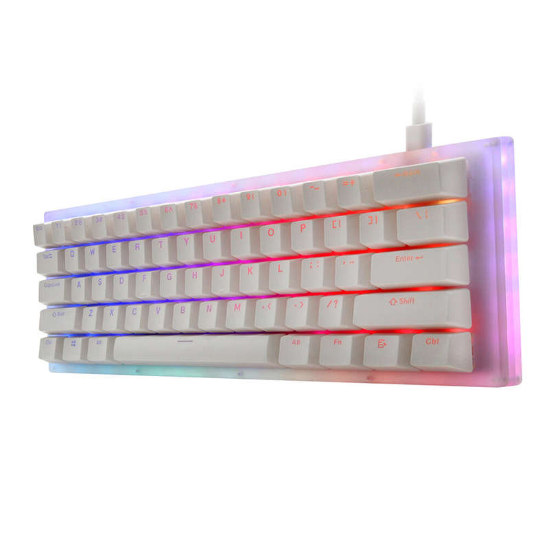GamaKay K61 Mechanical Keyboard 61 Keys 60 Keyboard Hot Swappable Type-C 3.1 Wired USB Translucent G