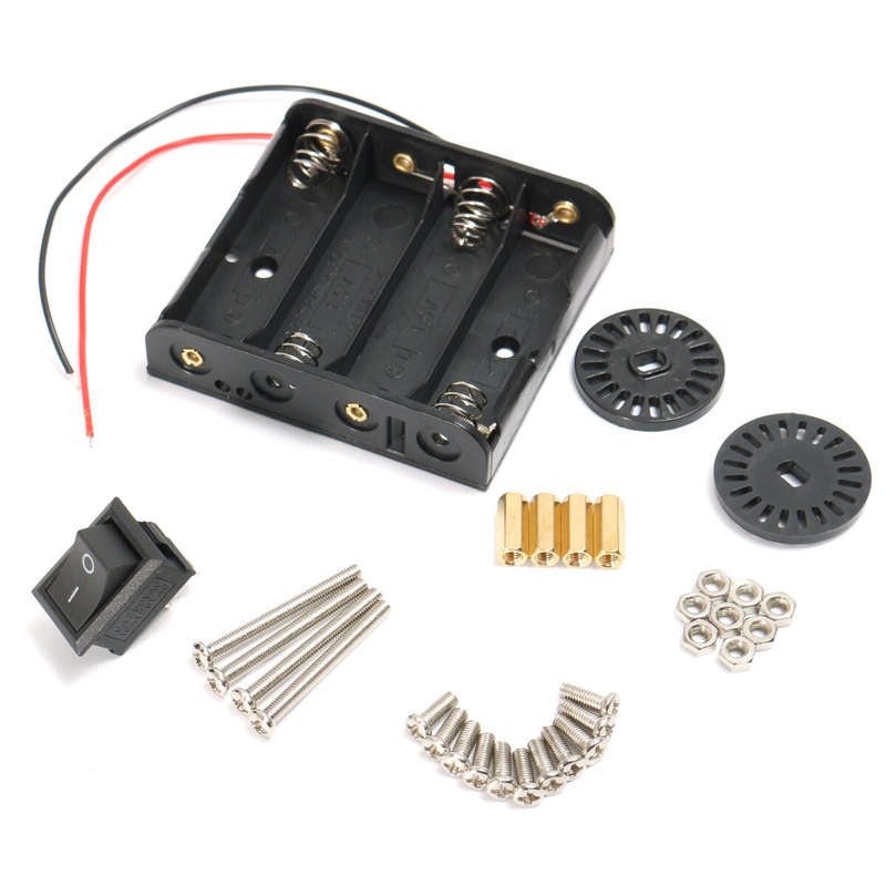 Geekcreit DIY L298N 2WD Ultrasonic Smart Tracking Moteur Robot Car Kit for Arduino - products that w