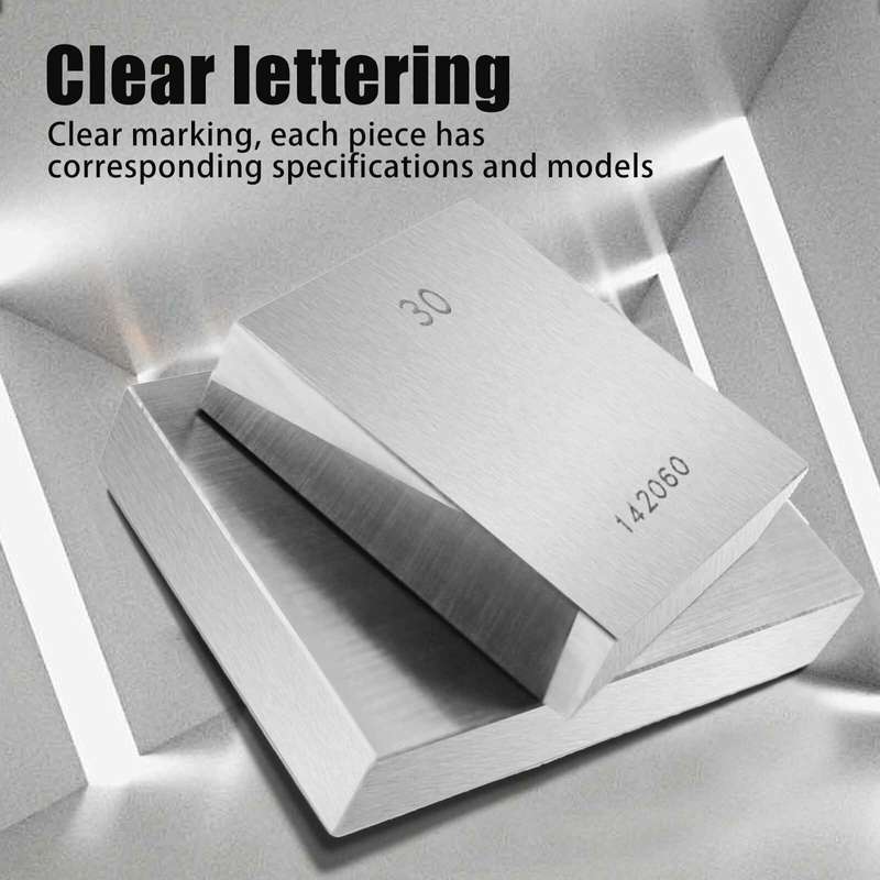 32pcs Steel Metric Gauge Block Lathe Gauge Grade 0 Slip Jo Blocks 1.005-50mm Measure Tools