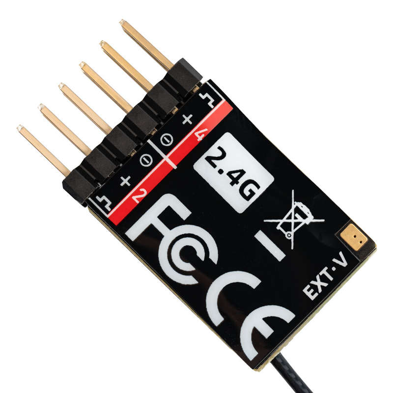 Radiomaster ER4 2.4GHz 4CH ExpressLRS ELRS RX PWM Receiver Support Voltage Telemetry for F3P RC Airp