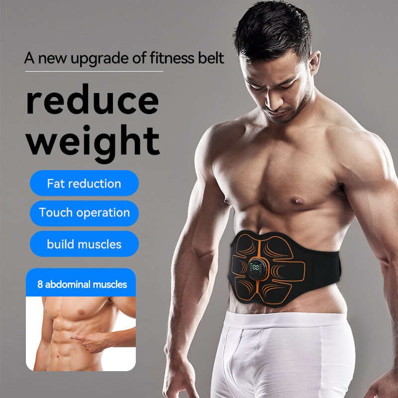 Wireless EMS Abdominal Muscle Electric Stimulator Arm Waist Body Smart Trainer Shaping Massage Patch