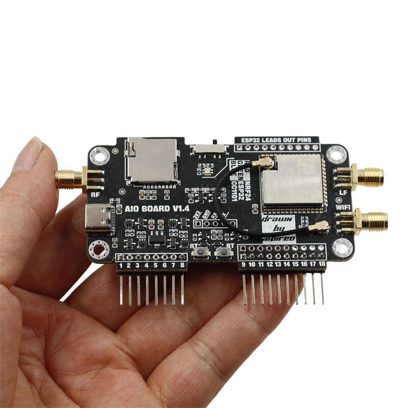 for Flipper Zero Multiboard Expansion Board 2.4G Module Expansion NRF Mousejacker Wifi ESP32 Expansi