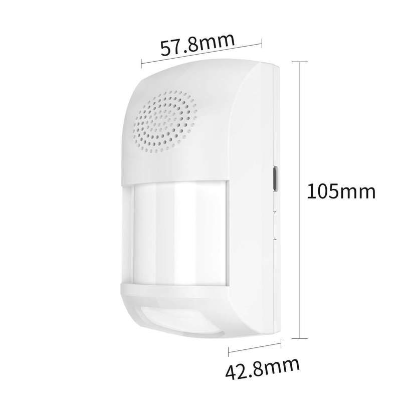 Tuya WiFi Infrared PIR Motion Sensor Security Protection Presence Sensor Detector Burglar Sound Alar