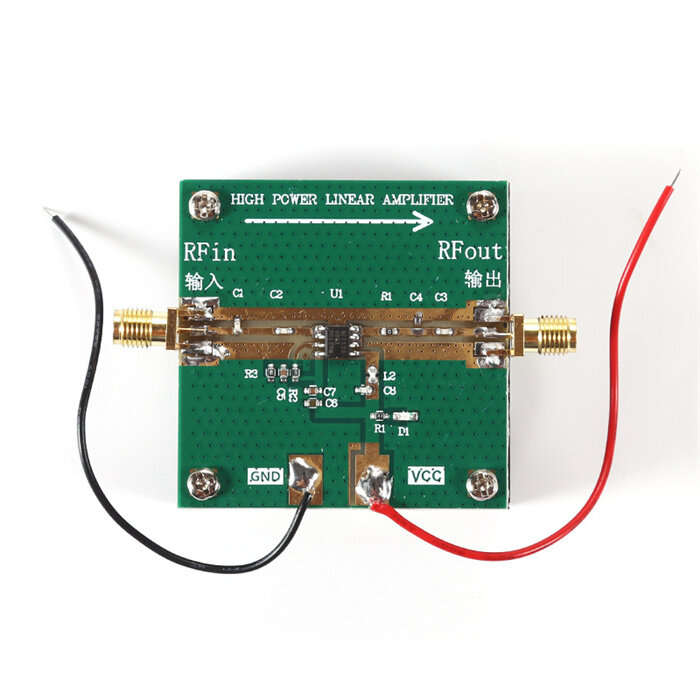 RF2126 400MHZ-2700MHZ Broadband RF Power Amplifier 2.4GHZ 1W for bluetooth Ham Radio Amplifier with