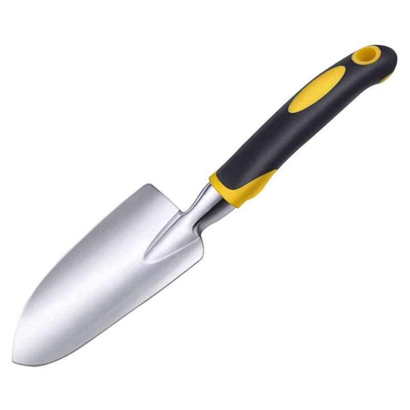 Garden Trowel Hand Shovel with Soft Rubberized Non-Slip Ergonomic Handle for Planting Transplanting,
