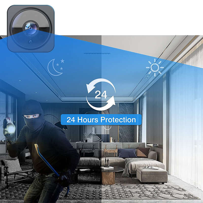 Mini AS02 Camera Infrared Night Vision Camcorder Home Security Surveillance Wireless WiFi Camera New