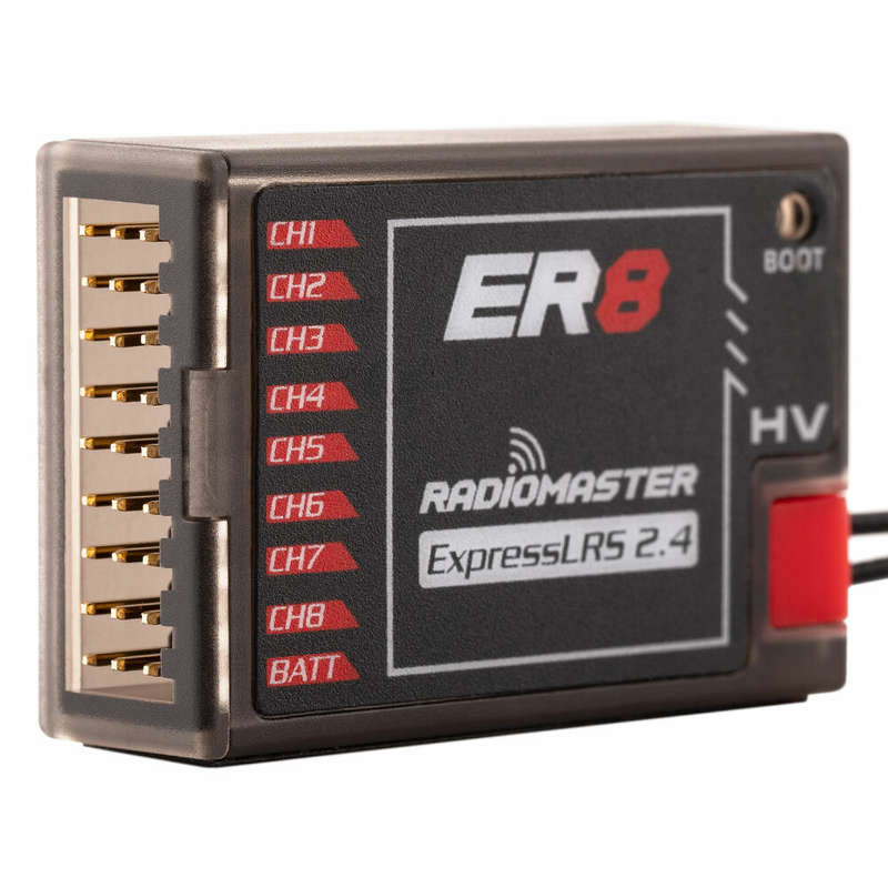 Radiomaster ER8 2.4GHz 8CH ExpressLRS ELRS RX 100mW PWM Receiver Support Voltage Telemetry for FPV R