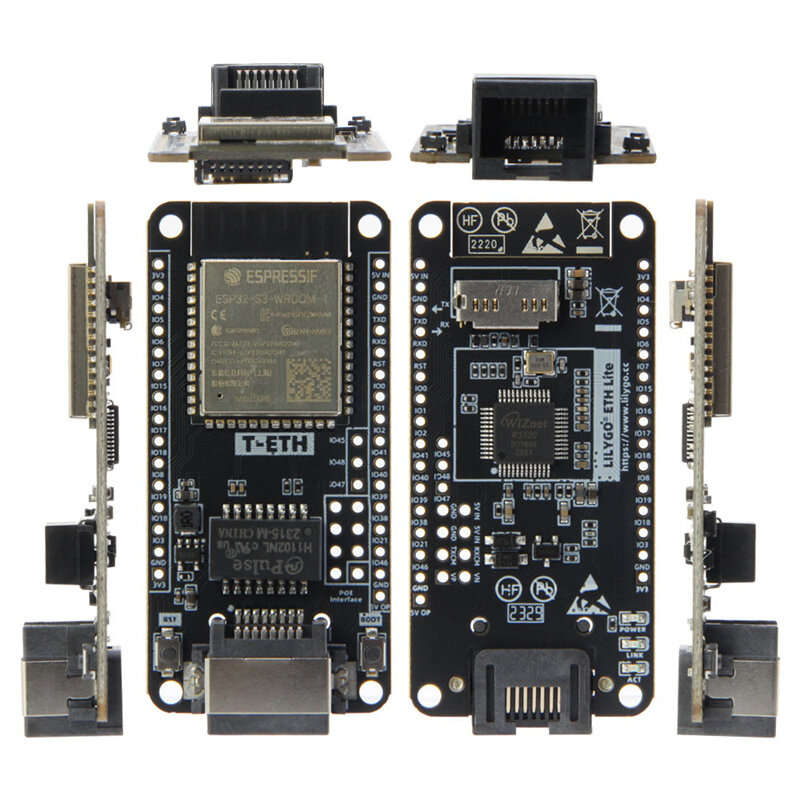 LILYGO T-ETH-Lite Development Board ESP32 ESP32-S3 W5500 Ethernet Module ESP32-S3-WROOM Support TF E