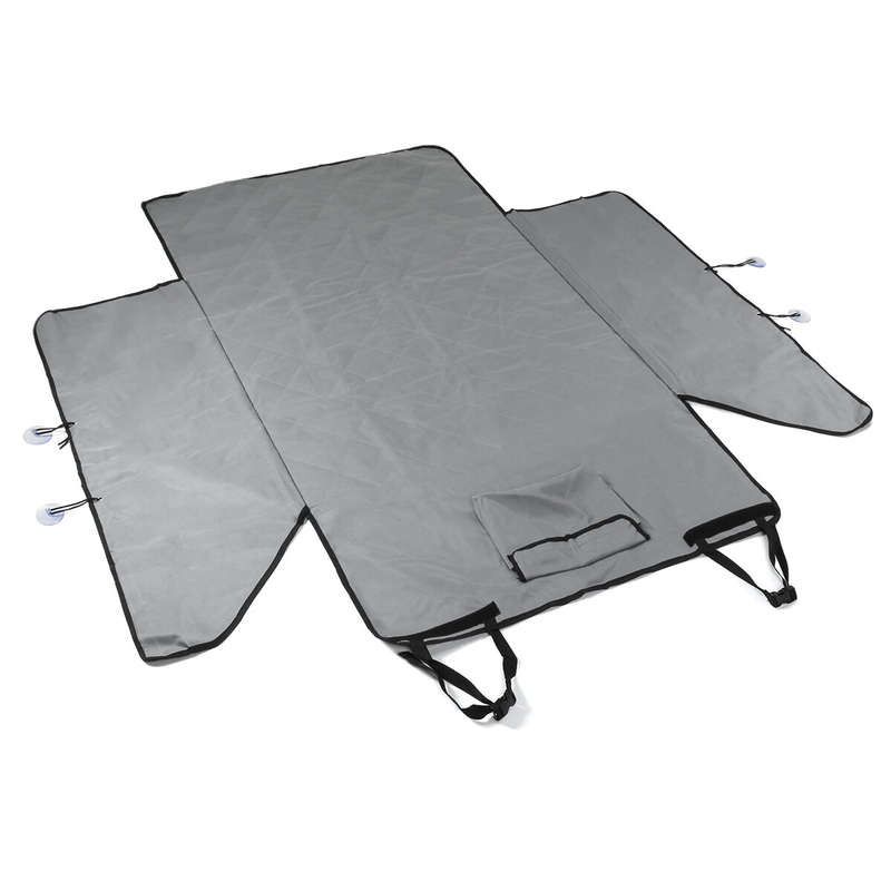 Pet Car Back Seat Cover Protector Mat for Trunk SUV Pet Supply 132x99x43cm - Black