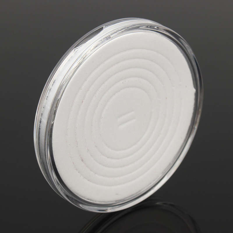 20Pcs Plastic Round Coin Holder Portable Storage Case Boxes Container 5 Size Pad
