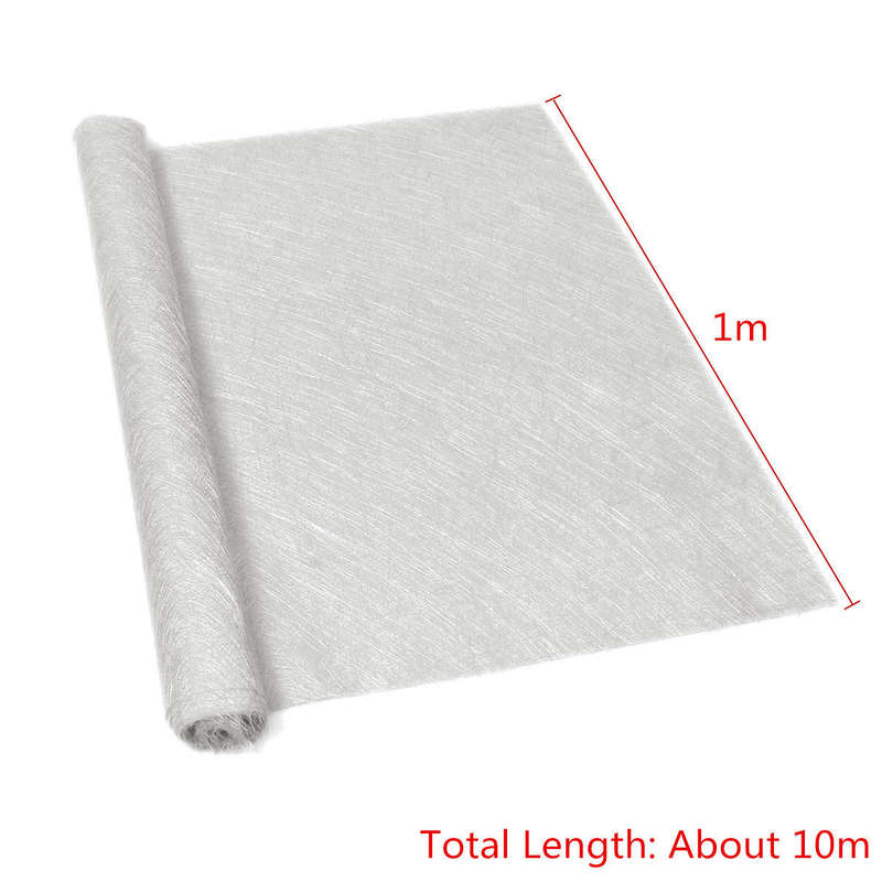225gsm 10m x 1m Fibreglass Mat Fiber Glass Cutting Fiber Cloth Alkali-free Fiberglass Matting for GR