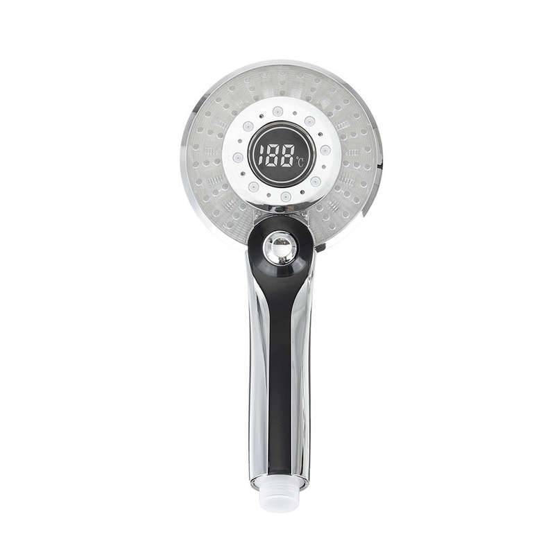 Bakeey LED Light LCD Display Third Gear Water Flow Self Illumination Temperature Control Shower Head
