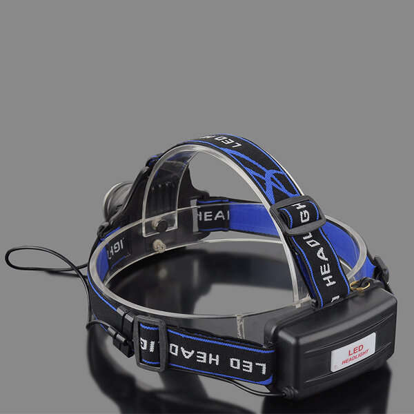 BIKIGHT 568D 650LM LED HeadLamp Waterproof 3 Modes Telescopic Zoom Rechargeable Running Camping Cycl