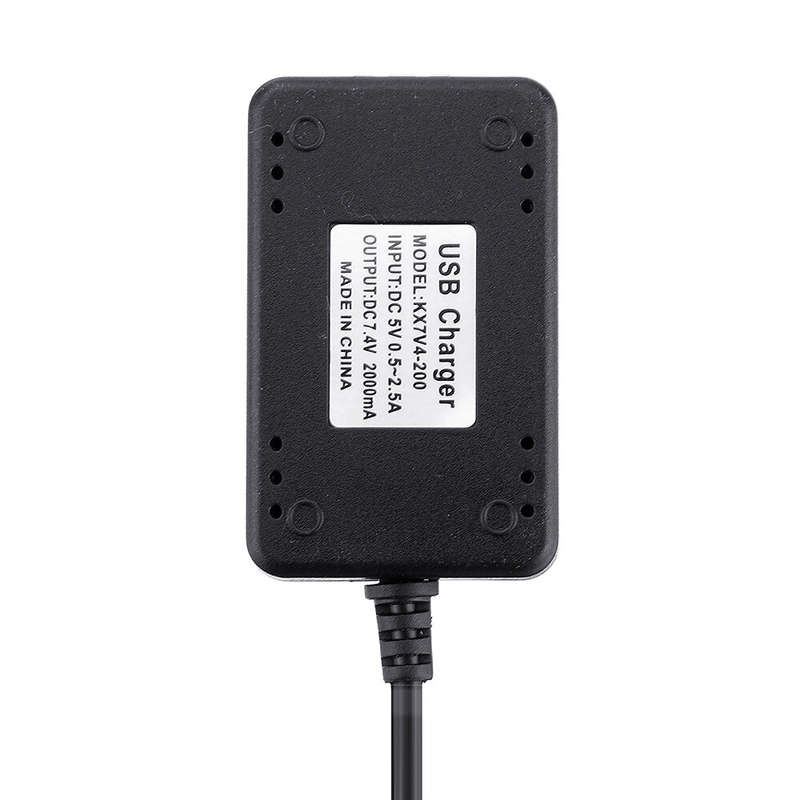 Wltoys 7.4V 2000mAh Battery Charger Fast USB Charging Cable 12428 124018 124019 144001 144010 A959 E