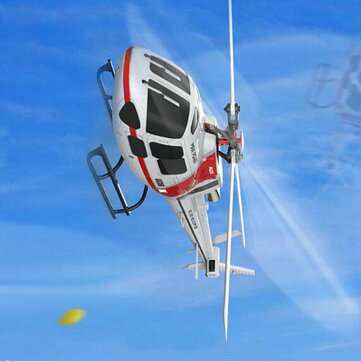 XK K123 6CH Brushless AS350 Scale RC Helicopter RTF Mode 2