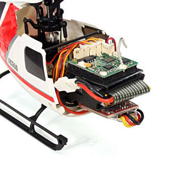 XK K123 6CH Brushless AS350 Scale RC Helicopter RTF Mode 2