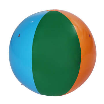 Rainbow Beach Balls Inflatable Water Spray Beach Ball Summer Outdoor Sport Game Kids Sprinkler Toy b