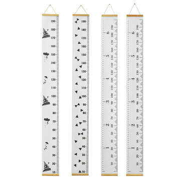 Wooden Kids Growth Height Chart Ruler Children Room Decor Wall Hanging Measure (TYPE: D)