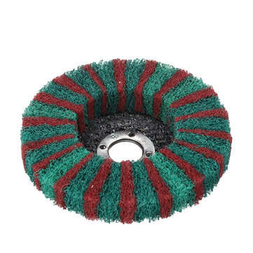 8Pcs 4 Inch Pattern Fiber Disc Polishing Grinding Wheel Scouring Pad Buffing Wheel for Angle Grinder