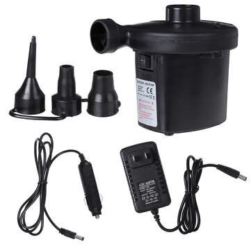 12V Electric Air Pump Portable Compressor Inflatables For Mattress Pool Boat Set