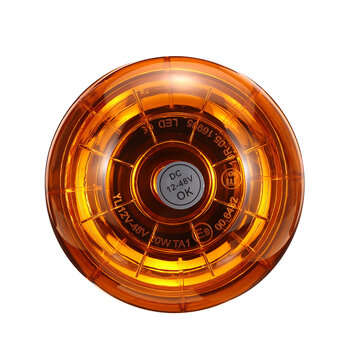 40LED Warning Light 12-24V 4 Flashing Modes Beacon Flexible Din Pole Mount Tractor Warning Light