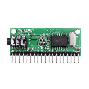 16 Channel DTMF MT8870 Audio Decoder Board Phone Voice Decoding Controller for Smart Home Automation